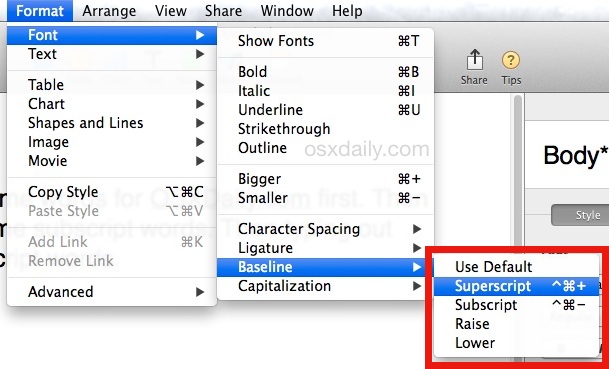 is there a short cut key for bolding text on mac